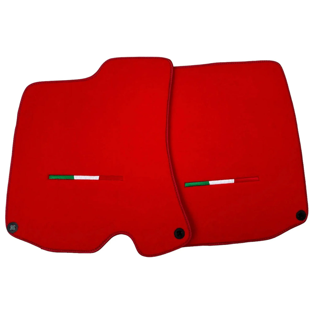 Red Floor Mats For Ferrari Portofino (2018-2023) Italian Edition - AutoWin