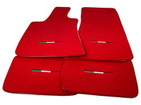 Red Floor Mats For Maserati Levante (2017-2023) Italy Edition - AutoWin