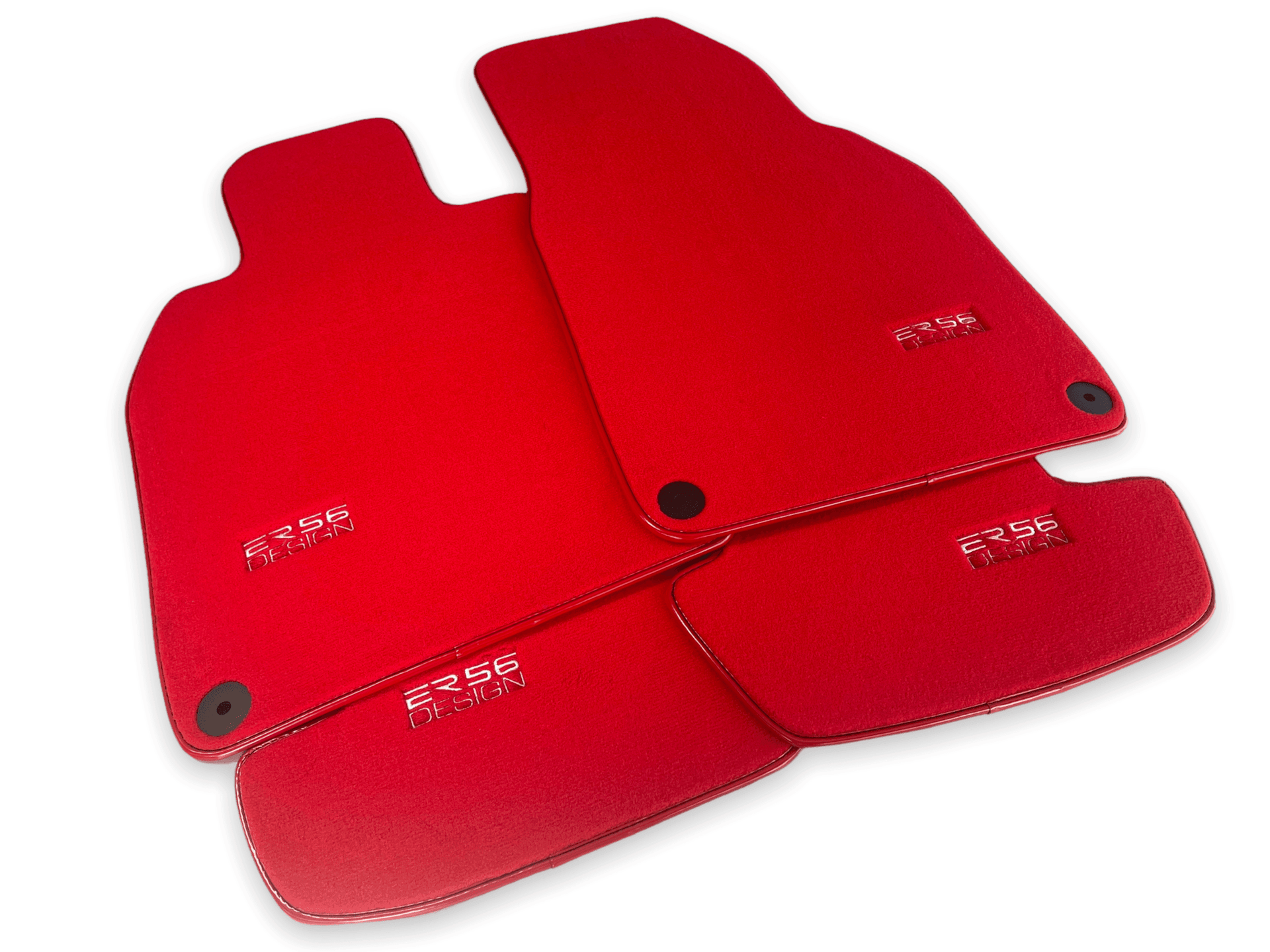 Red Floor Mats for Porsche Panamera (2009-2016) | ER56 Design - AutoWin