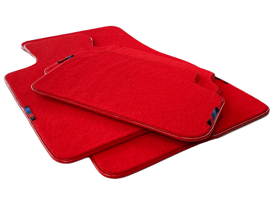 Red Mats For BMW M3 G81 Touring (2022-2026) With M Package AutoWin Brand - AutoWin