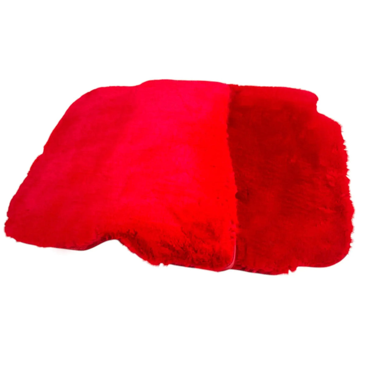 Red Sheepskin Floor Mats for Ferrari 812 Superfast (2019-2023)