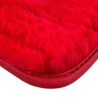 Red Sheepskin Floor Mats for Ferrari F12 Berlinetta (2012-2022)