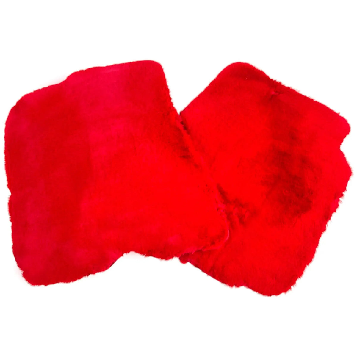 Red Sheepskin Floor Mats for Ferrari Portofino (2018-2023)