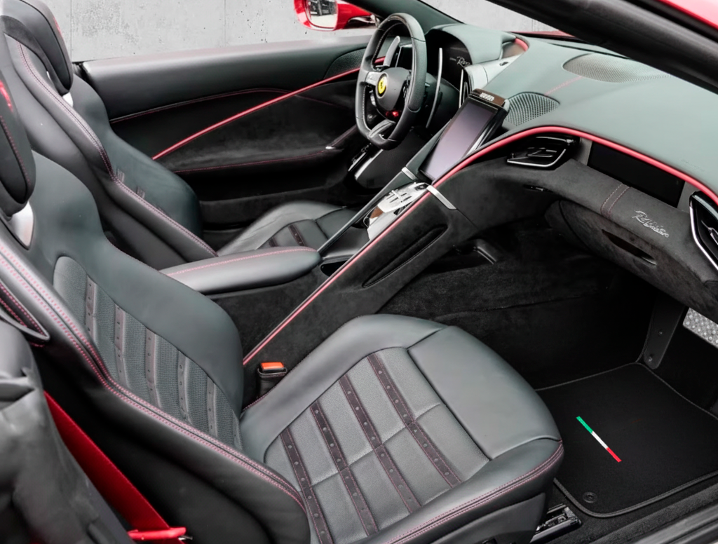 Alfombrillas azul oscuro para Ferrari Roma (2021-2024) - AutoWin.EU