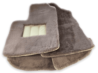 Sheepskin Floor Mats For Bentley Continental GTC (2006–2011) Er56 Design - AutoWin