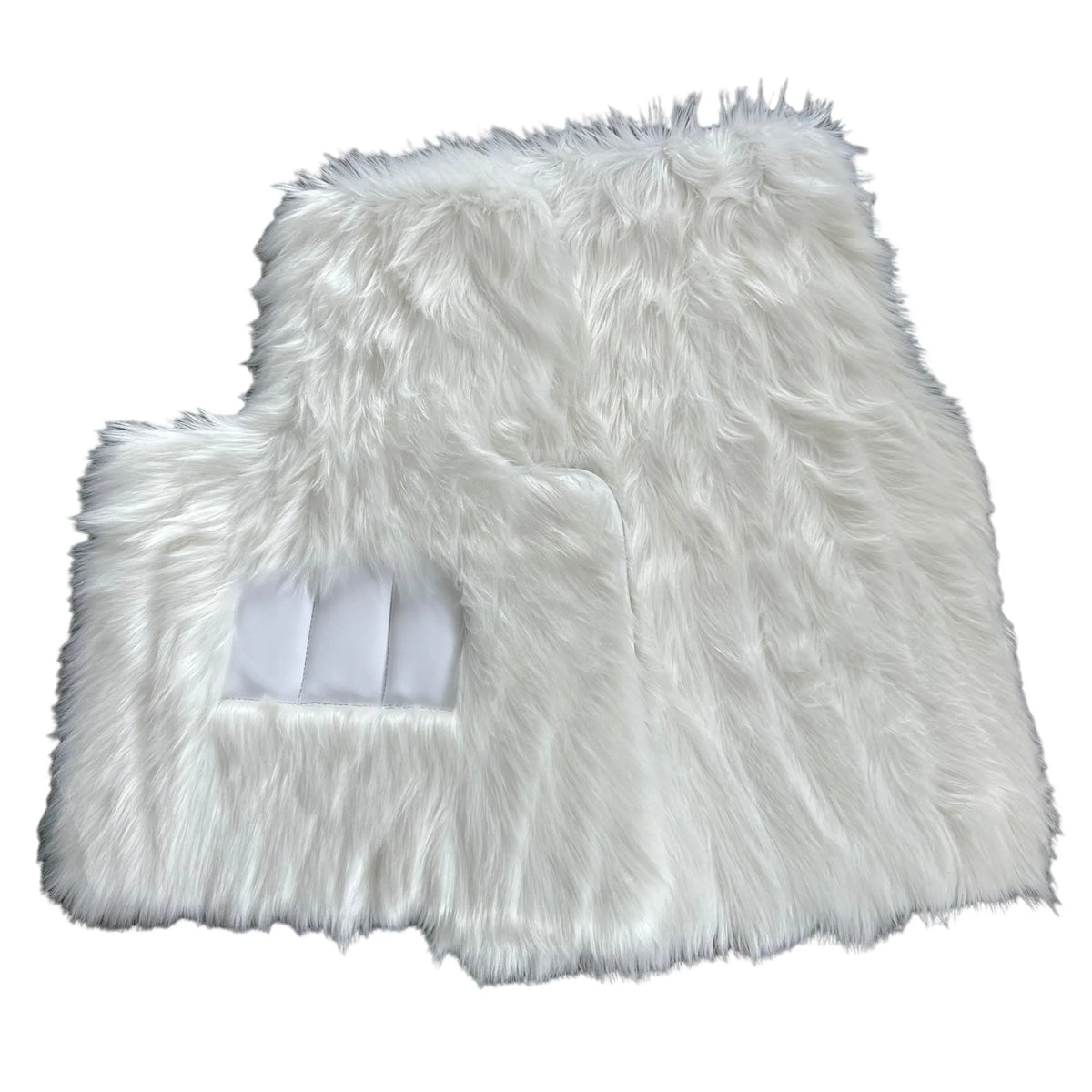 White Sheepskin Floor Mats For Rolls Royce Phantom VIII (2017-2024) ER56 Design Brand