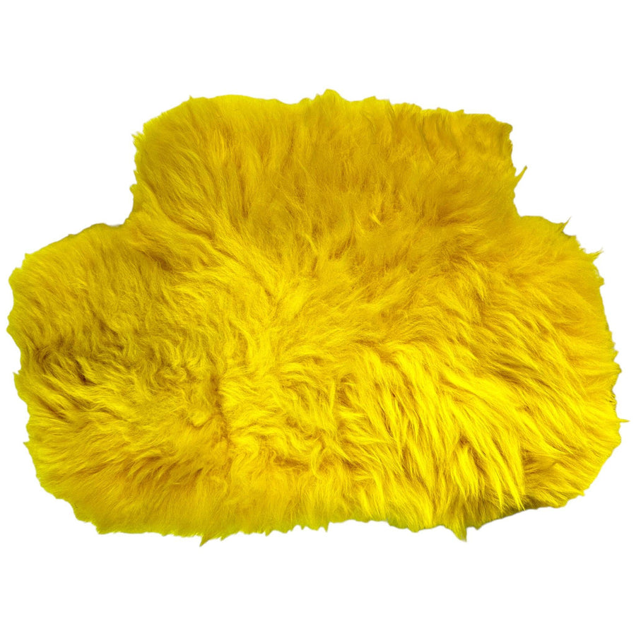 Yellow Sheepskin Floor Mats for Rolls Royce Cullinan Rr31 (2018-2023) ER56 Design Brand - AutoWin