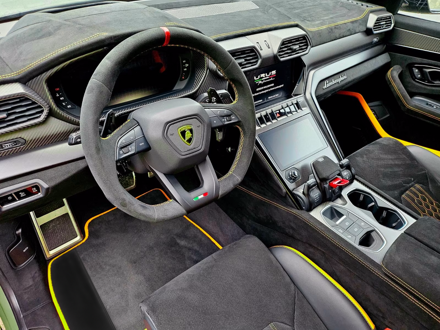 Tappetini per auto Neri Personalizzabili per Lamborghini