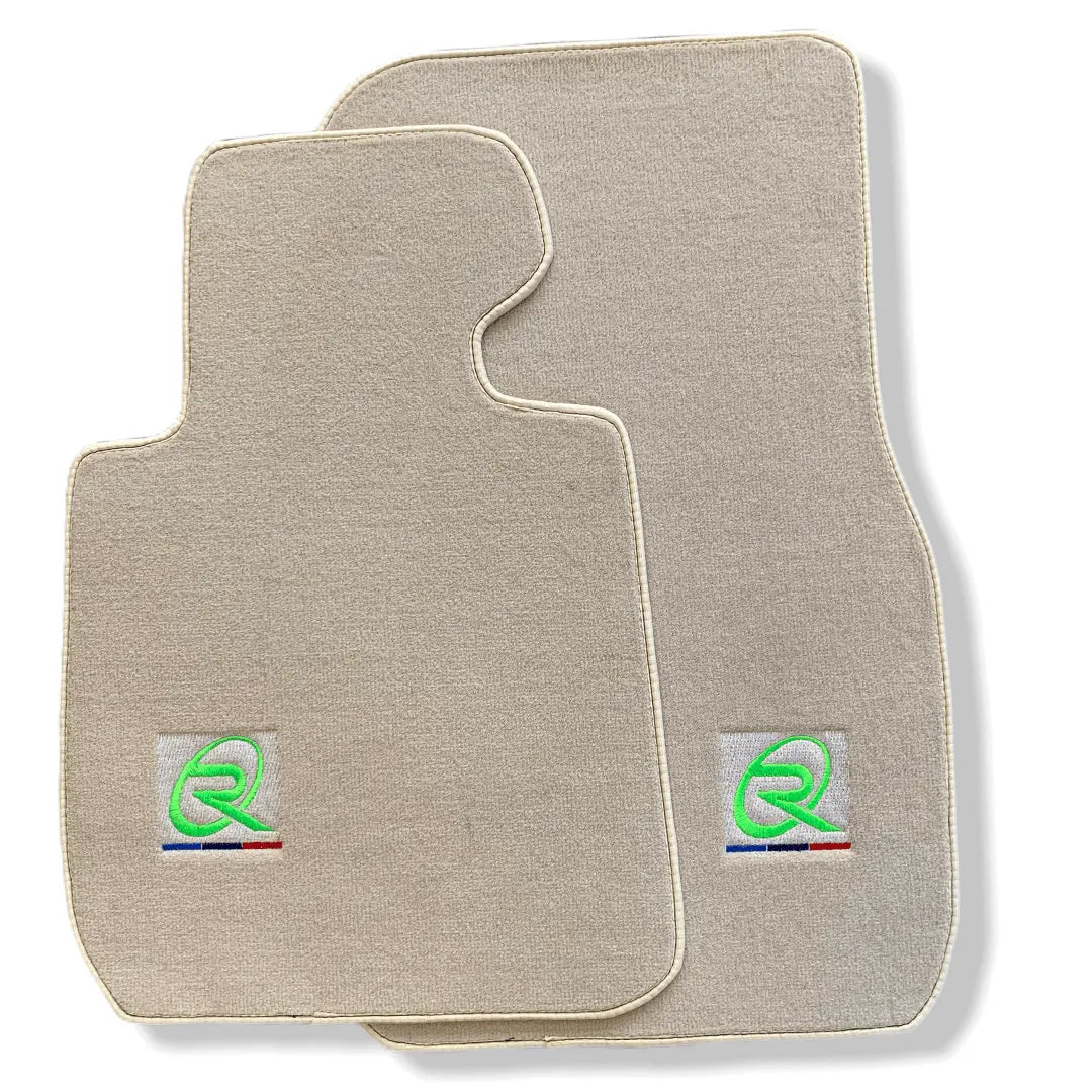 Beige Floor Mats For BMW 1 Series F40 Brand Tailored Set Perfect Fit Green - AutoWin