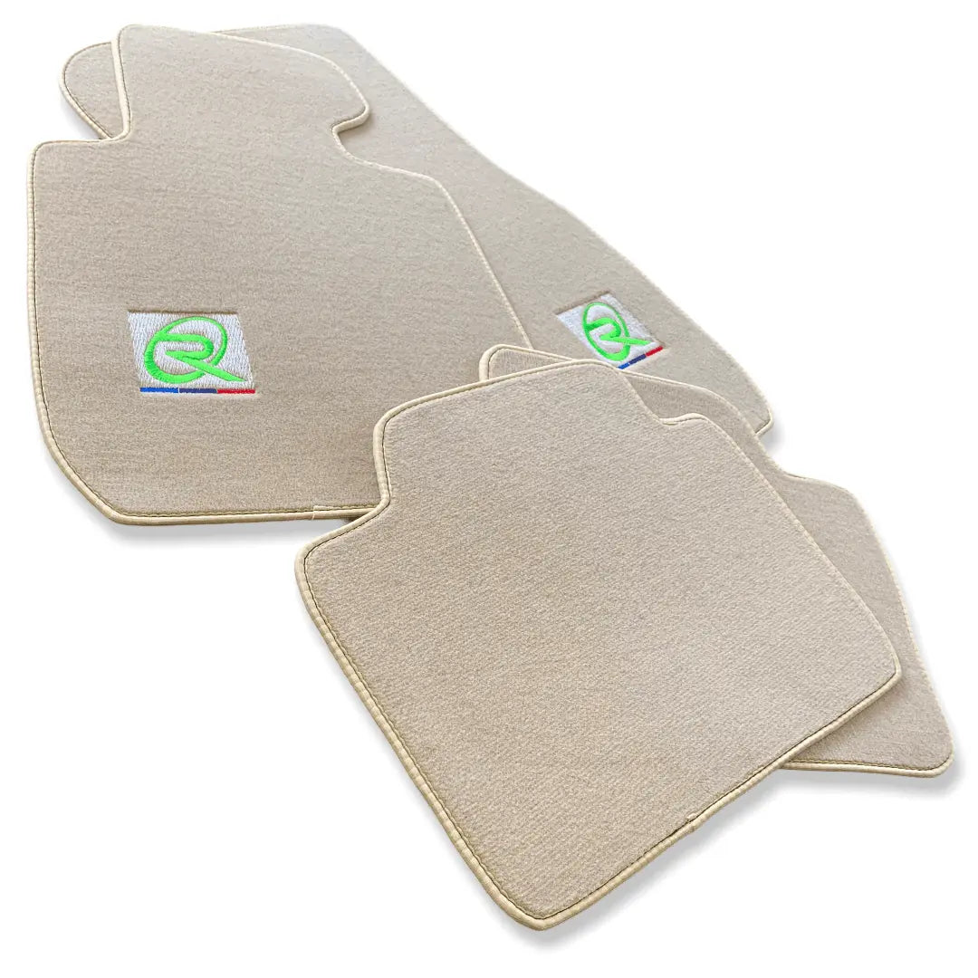 Beige Floor Mats For BMW 3 Series E90 Brand Tailored Set Perfect Fit - AutoWin