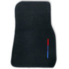 Black Floor Mats for BMW iX (2022-2024) with Color Stripes Tailored Set Perfect Fit - AutoWin