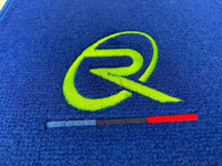 Blue Floor Mats For BMW 3 Series E93 Tailored Set Perfect Fit - AutoWin