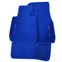 Blue Floor Mats for BMW iX (2022-2024) with M Package - AutoWin