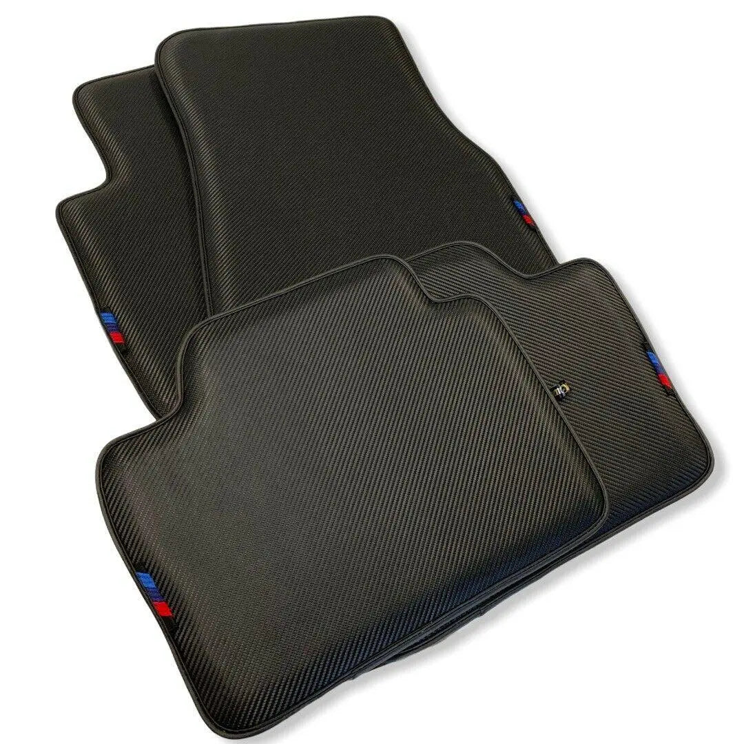 Floor Mats For BMW X2 Series F39 Autowin Brand Carbon Fiber Leather - AutoWin