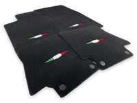 Floor Mats For Maserati GranCabrio I (2010-2019) Black IT Edition - AutoWin