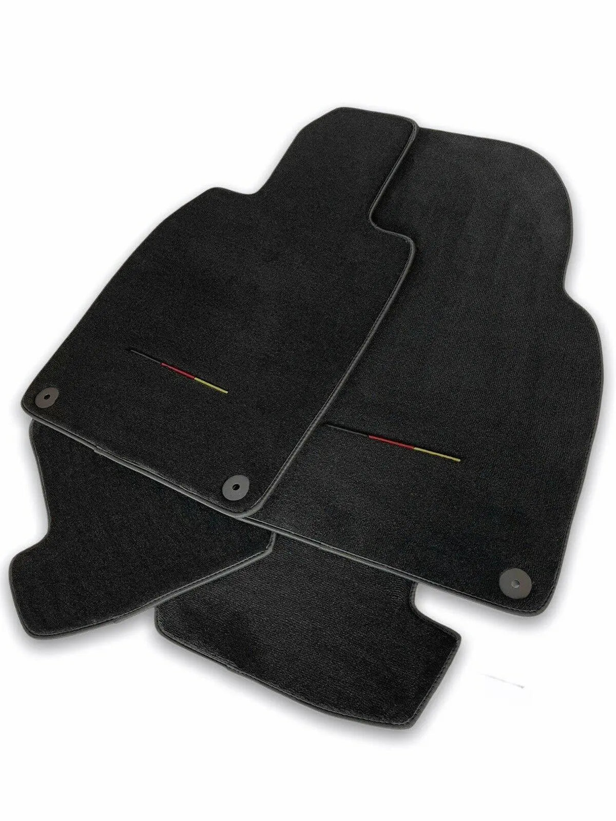 Floor Mats for Porsche Taycan 2019-2023 Carpet Germany Flag AutoWin Brand - AutoWin