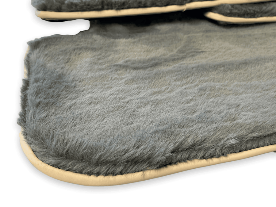 Sheepskin Floor Mats For Rolls Royce Ghost Series II (2021-2024) ER56 Design Brand - AutoWin