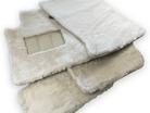 White Sheepskin Floor Mats For Rolls Royce Cullinan Rr31 2018-2023 Er56 Design Brand - AutoWin
