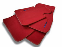 Red Floor Mats For BMW 6 Series G32 GT With M Package - AutoWin