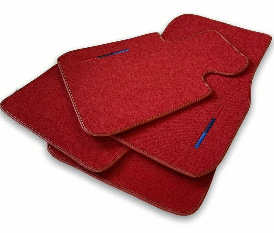 Red Floor Mats For BMW M2 Series F87 - AutoWin