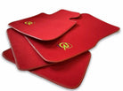 Red Floor Mats For BMW X5 Series E53 ROVBUT Brand Tailored Set Perfect Fit Green SNIP Collection - AutoWin