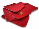 Red Floor Mats For BMW X5 Series E53 ROVBUT Brand Tailored Set Perfect Fit Green SNIP Collection - AutoWin