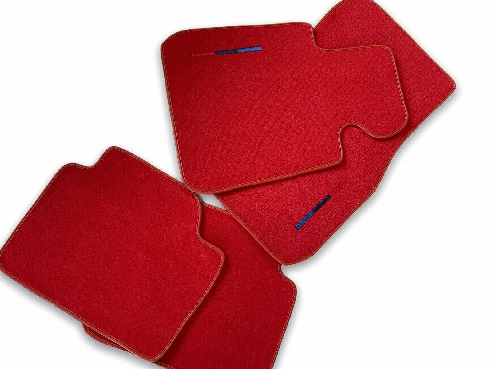 Red Floor Mats For BMW i3 Series I01 With M Package - AutoWin