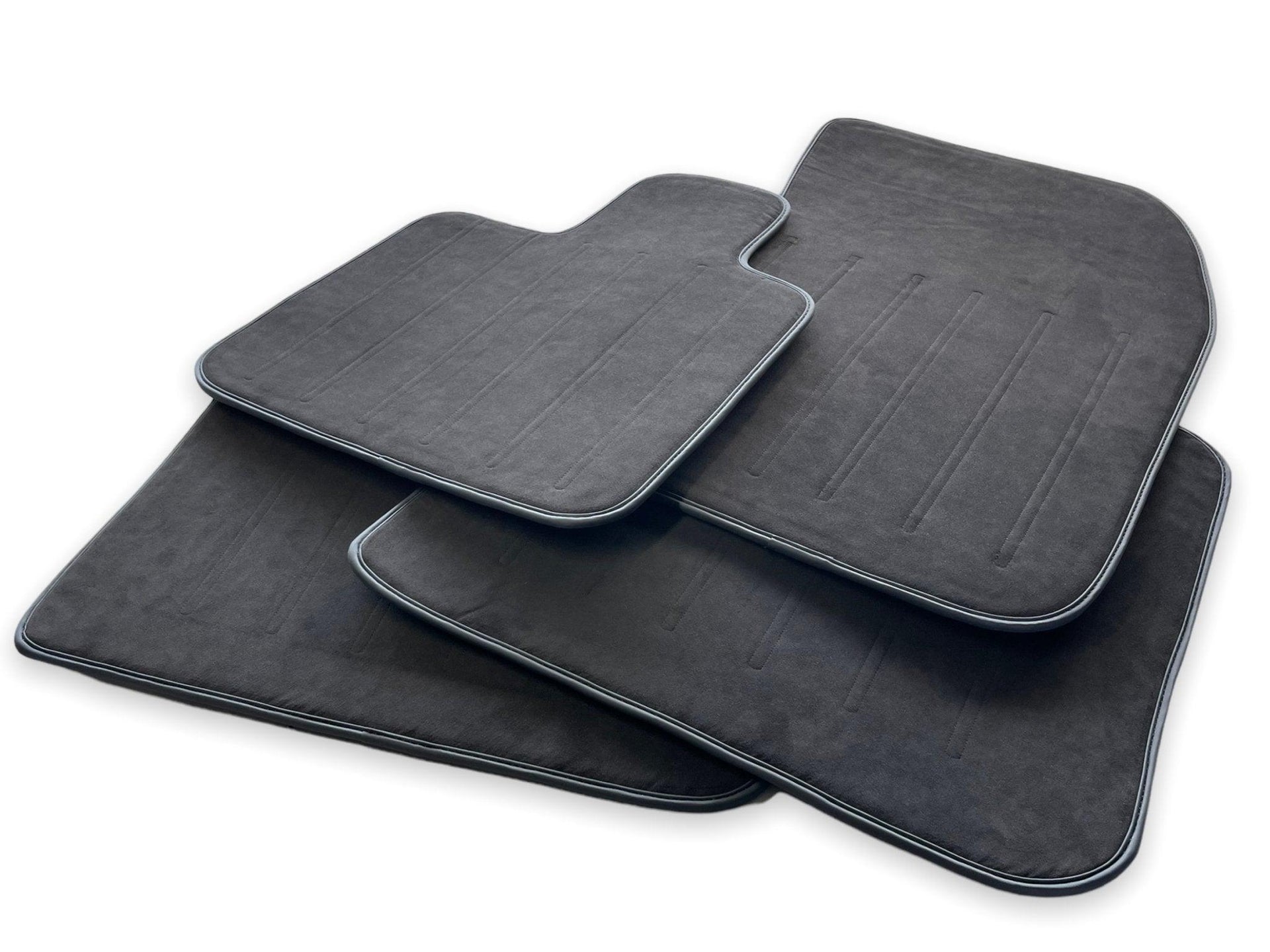 Alcantara Floor Mats For Rolls Royce Black Badge Dawn - AutoWin