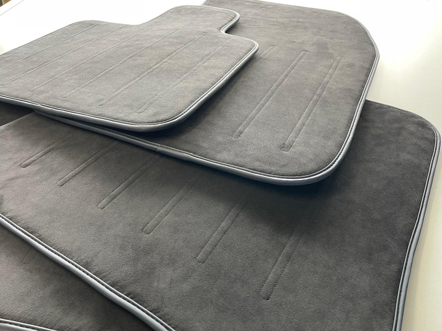 Alcantara Floor Mats For Rolls Royce Black Badge Ghost Series II (2021-2024) - AutoWin