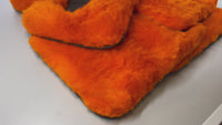 Orange Sheepskin Floor Mats For Rolls Royce Ghost Series I (2010–2020) Er56 Design Brand