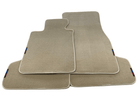 Beige Floor Mats For BMW 6 Series F06 Gran Coupe With M Package AutoWin Brand - AutoWin