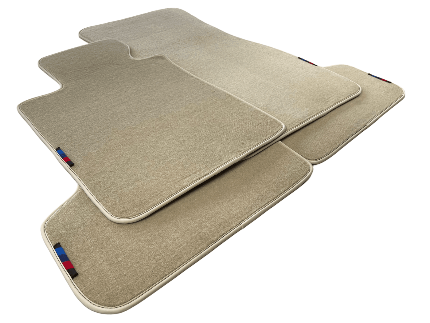 Beige Floor Mats For BMW 6 Series F12 With M Package AutoWin Brand - AutoWin