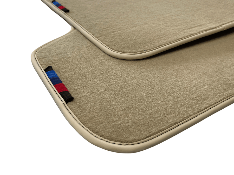 Beige Floor Mats For BMW 7 Series E66 With M Package AutoWin Brand - AutoWin