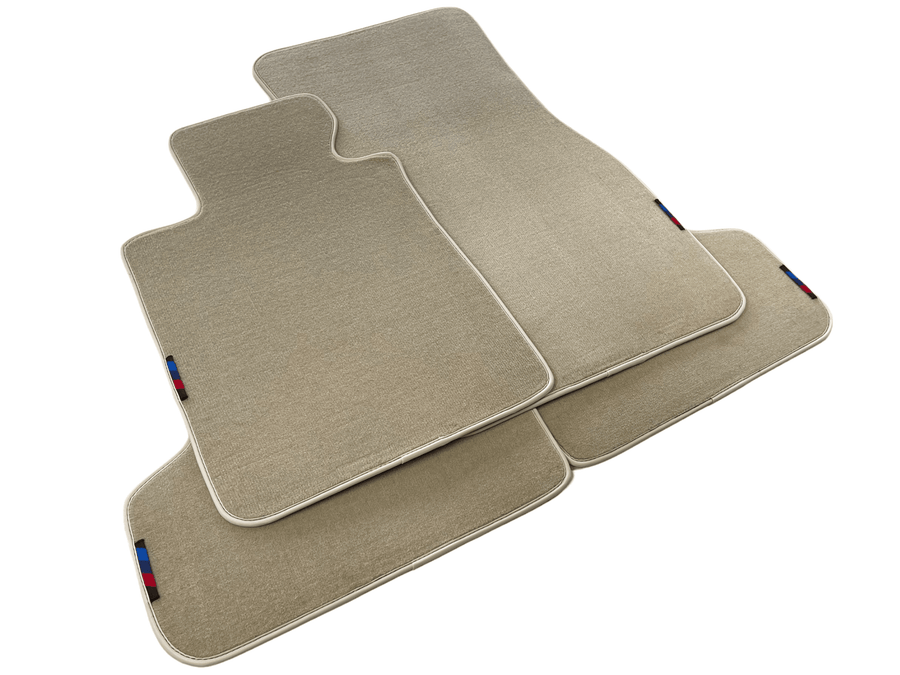 Beige Floor Mats For BMW 7 Series E66 With M Package AutoWin Brand - AutoWin