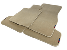 Beige Floor Mats For BMW X4M Series F98 With M Package - AutoWin