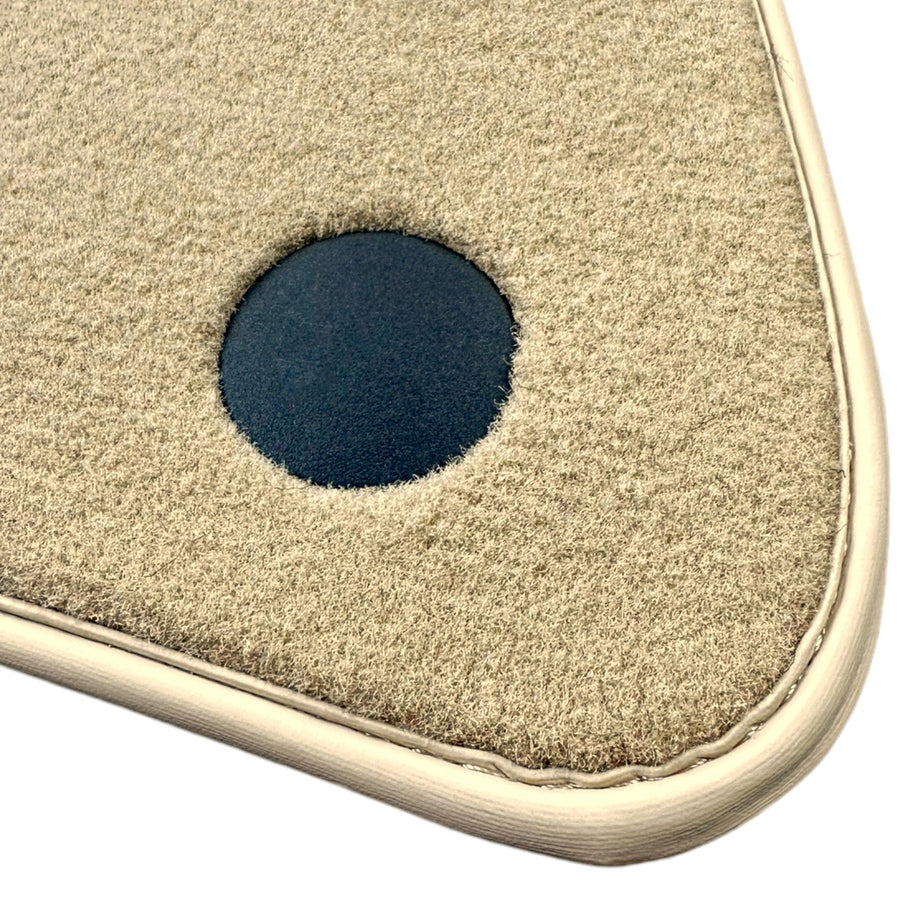 Beige Floor Mats For Mercedes Benz C-Class S205 Wagon (2014-2018) Hybrid | Limited Edition - AutoWin