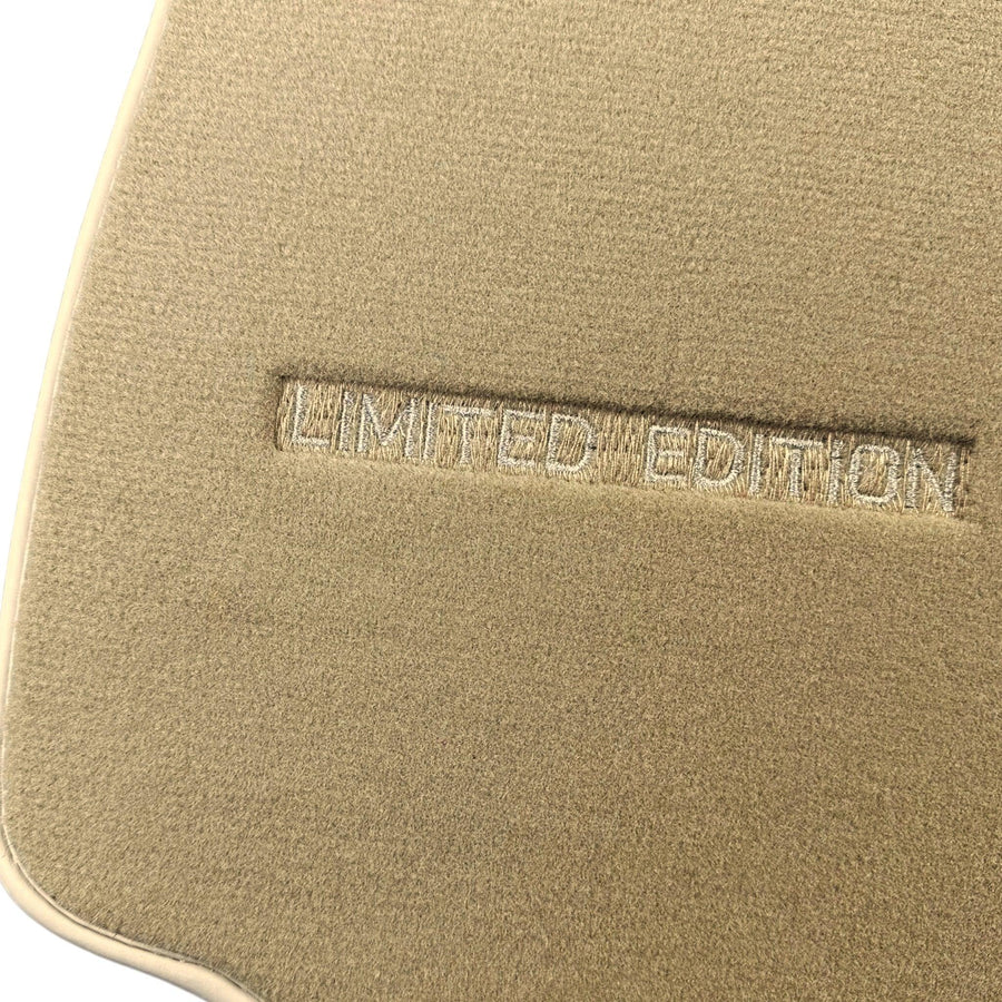 Beige Floor Mats For Mercedes Benz C-Class W203 Sedan 4Matic (2000-2007) | Limited Edition - AutoWin