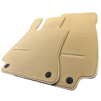 Beige Floor Mats For Mercedes Benz C-Class W204 Sedan (2007-2014) | Limited Edition - AutoWin