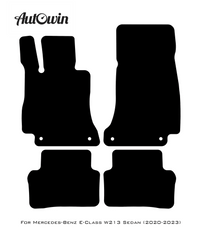 Beige Floor Mats For Mercedes Benz E-Class W213 Sedan (2020-2023) | Limited Edition - AutoWin