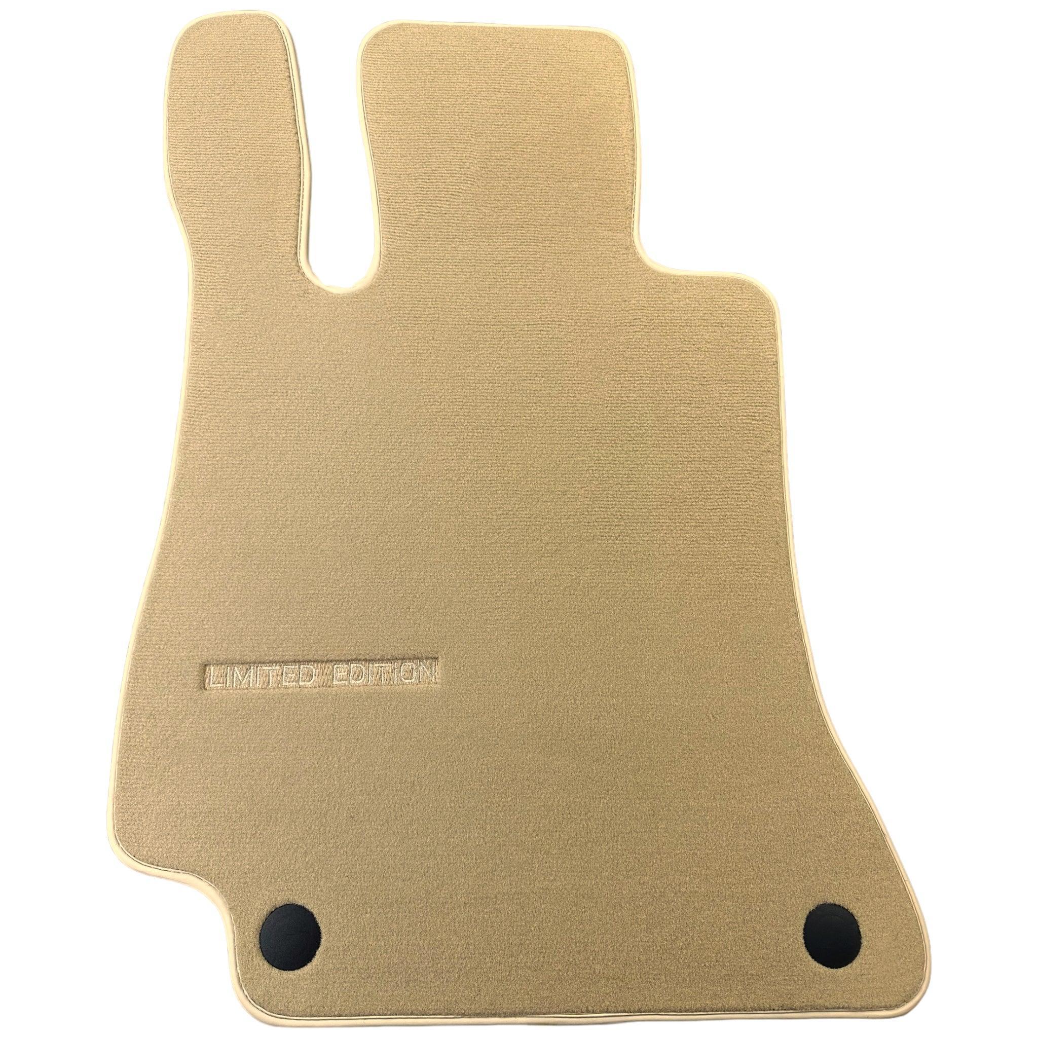 Beige Floor Mats For Mercedes Benz GLE-Class C167 Coupe (2020-2023) | Limited Edition - AutoWin