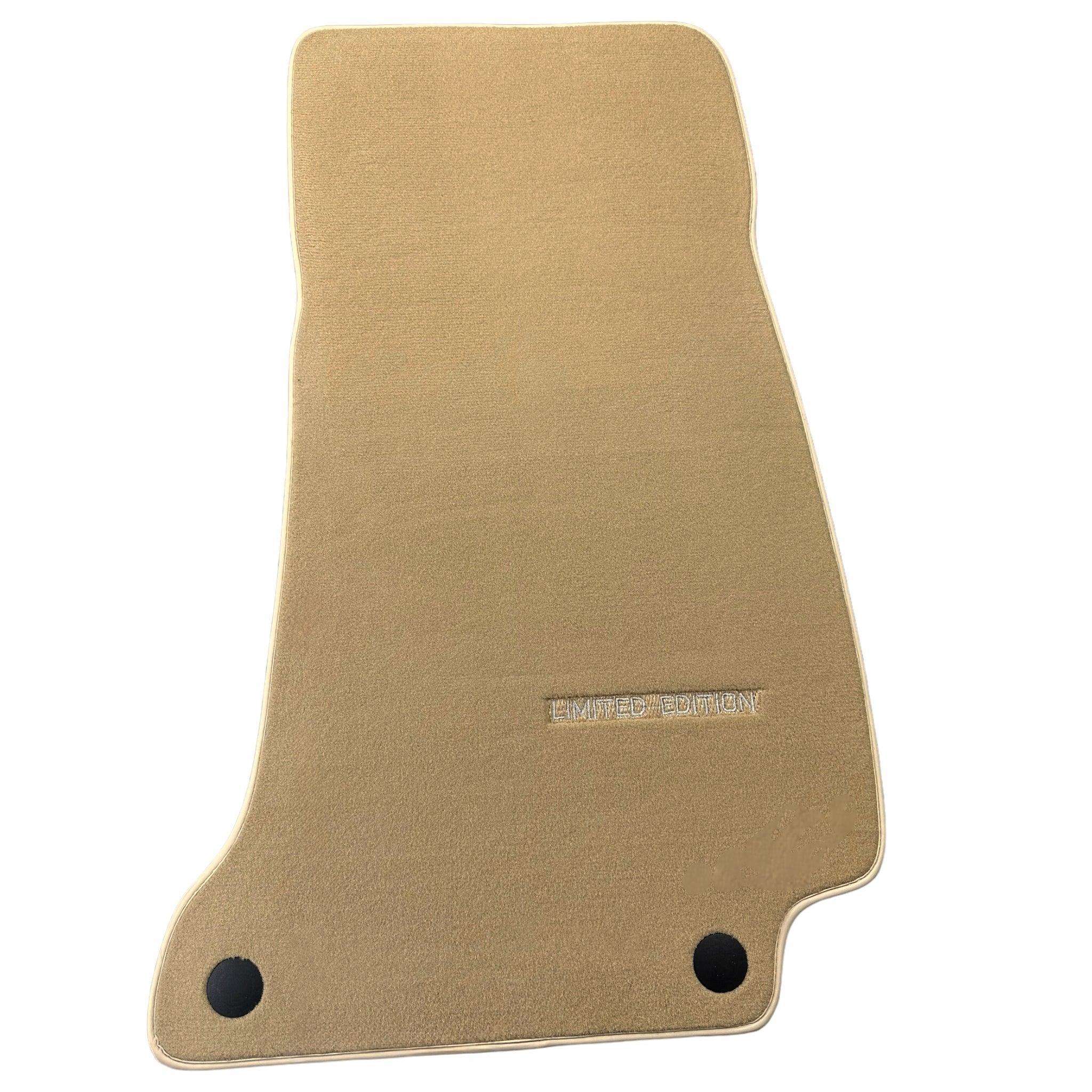 Beige Floor Mats For Mercedes Benz GLE-Class C167 Coupe (2020-2023) | Limited Edition - AutoWin