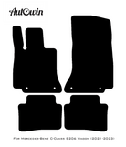 Beige Leather Floor Mats For Mercedes Benz C-Class S206 Wagon (2021-2023) | ER56 Design - AutoWin