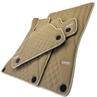 Beige Leather Floor Mats For Mercedes Benz GLC-Class X253 SUV (2019-2023) Hybrid | ER56 Design - AutoWin