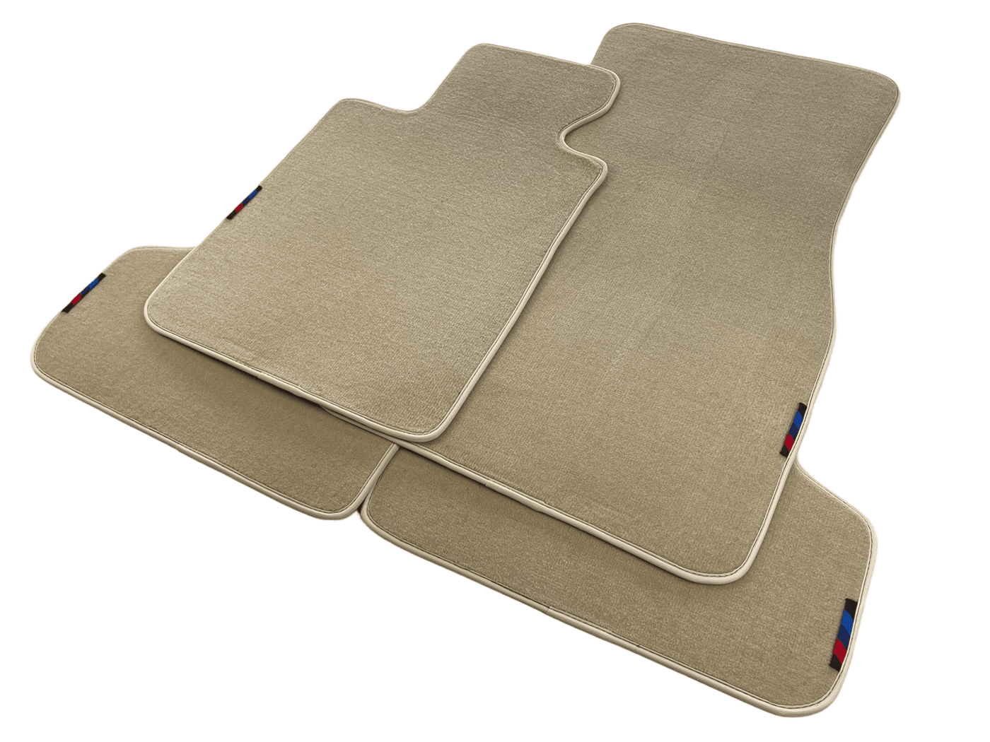 Beige Mats For BMW 1 Series F21 3-door Hatchback With M Package - AutoWin