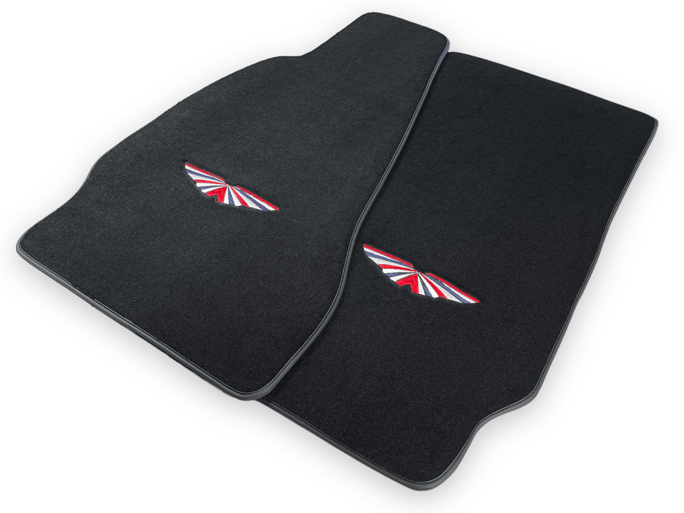 Black Floor Mats For Aston Martin Vanquish (2012–2018) Er56 Design - AutoWin