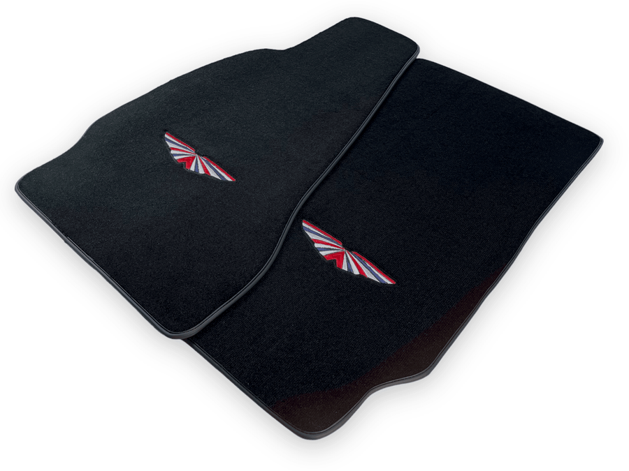 Black Floor Mats For Aston Martin Vanquish (2012–2018) Er56 Design - AutoWin