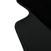 Black Floor Mats for Audi A3 - 5-door Hatchback (1996-2000) | Fighter Jet Edition - AutoWin