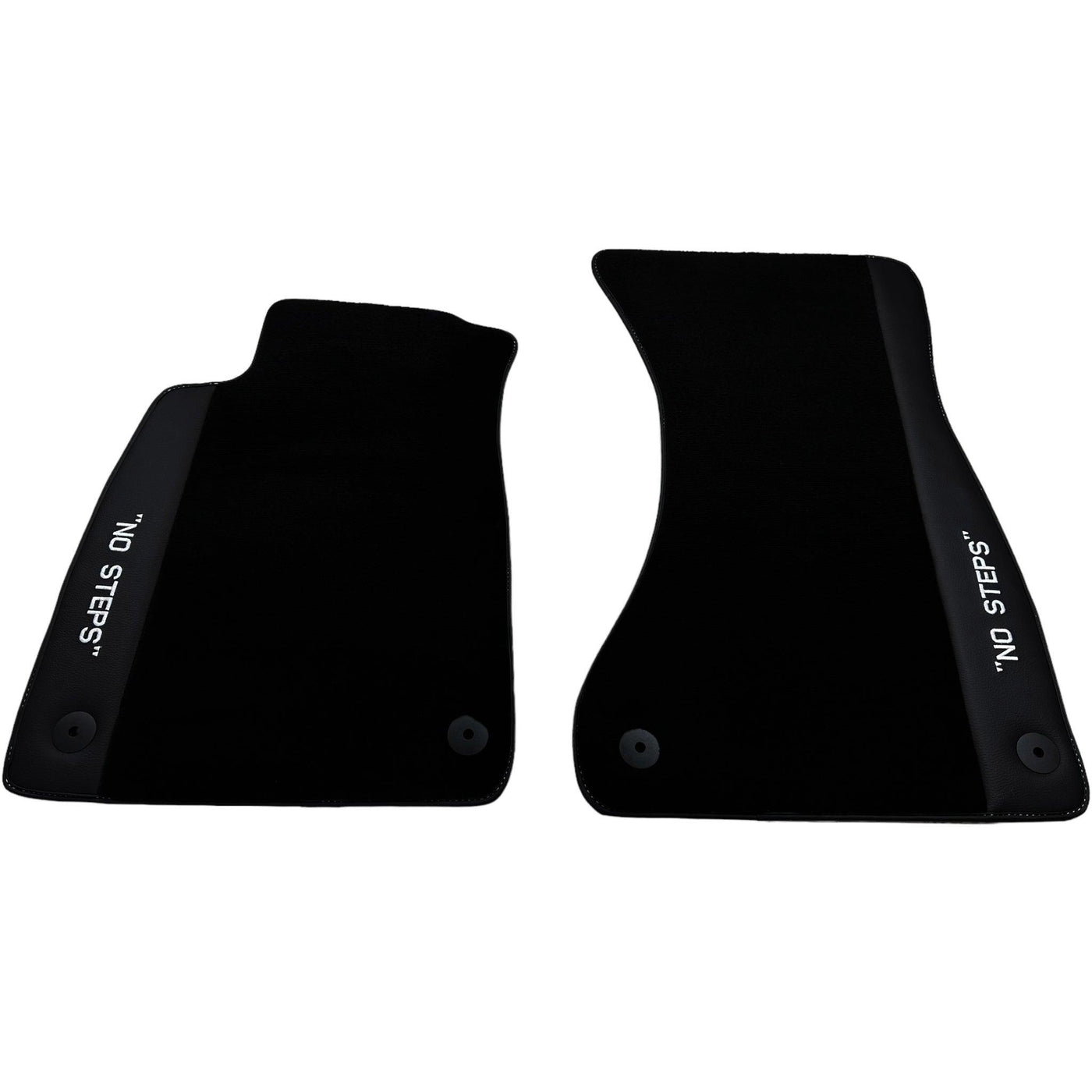 Black Floor Mats for Audi A4 - B8 Sedan (2008-2015) | No Steps - AutoWin