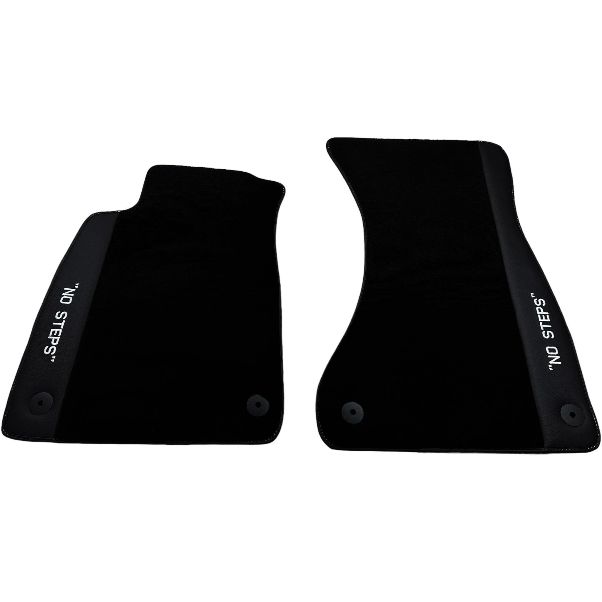 Black Floor Mats for Audi A4 - B9 Allroad Quattro (2016-2020) | No Steps - AutoWin