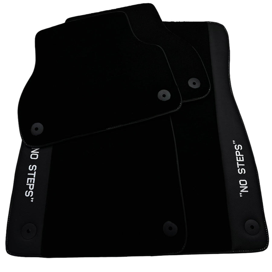 Black Floor Mats for Audi A4 - B9 Avant (2015-2018) | No Steps - AutoWin